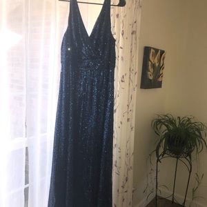 Sequin bridesmaid dress